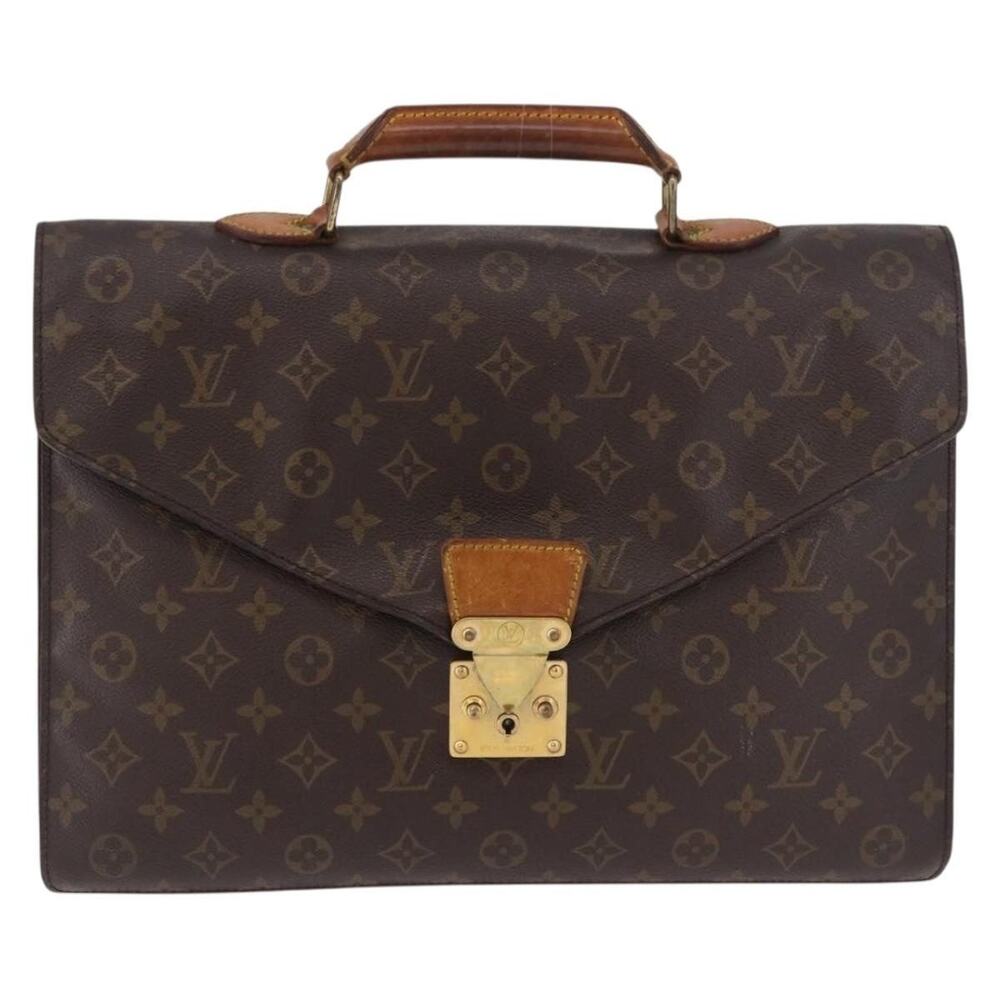 Louis Vuitton Monogram Serviette Conseiller Briefcase Brown